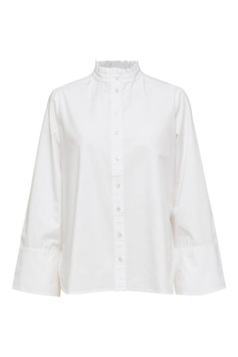 Selected Femme, Bea, LS shirt, Bright White