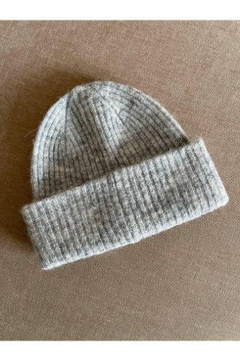 Selected Femme, LULU LINNA, KNIT, Beanie, Light Grey