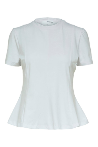 Selected Femme, Vania SS Tee, Bright white 