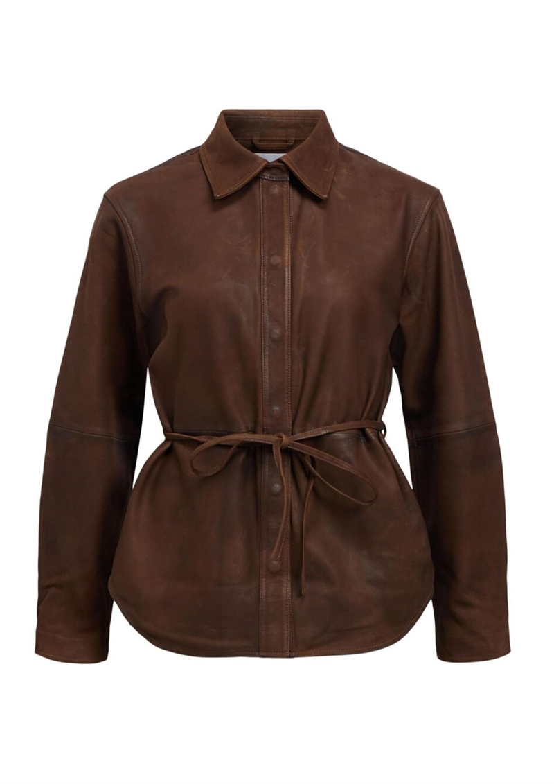Skind skjorte, Cocoa Brown