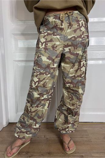 UFO, Girly Flap Wind Pants, Camo