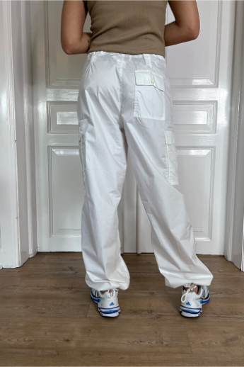 UFO, Girly Flap Wind Pants, White 