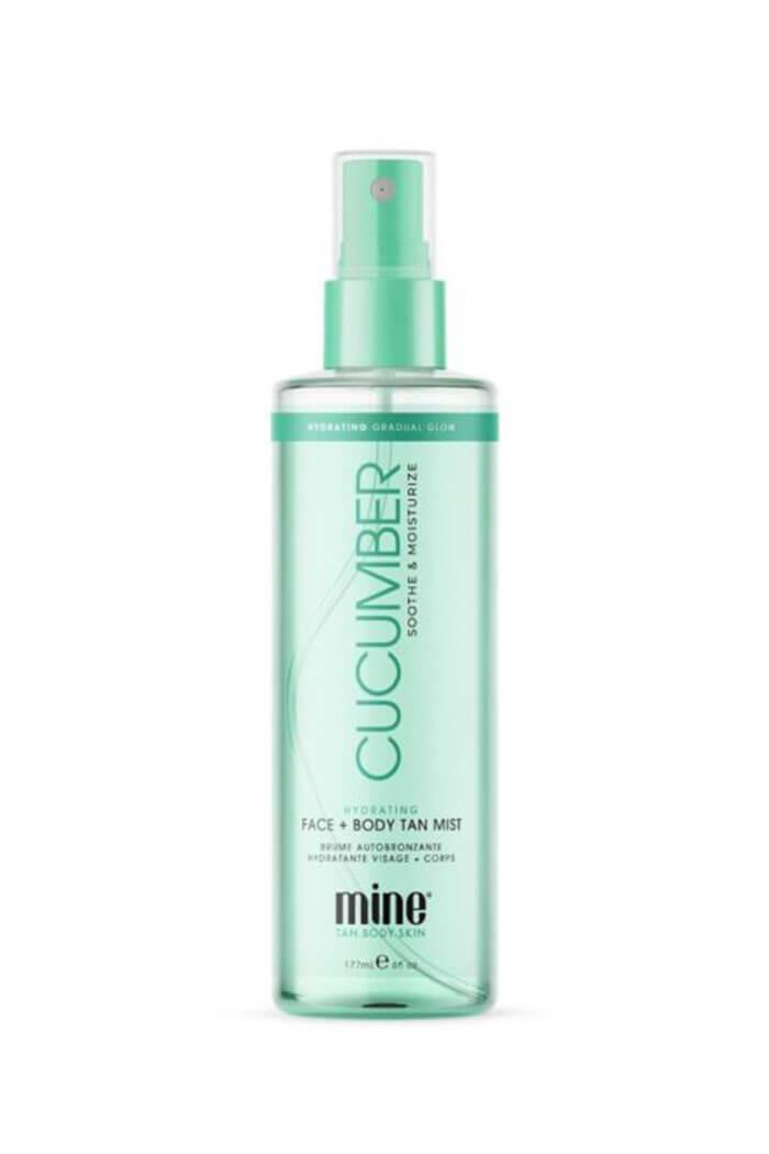 Minetan, Cucumber Hydrating Face Body Tan Mist