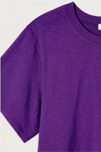 American Vintage, LAW02F, Tshirt, Ultra violet