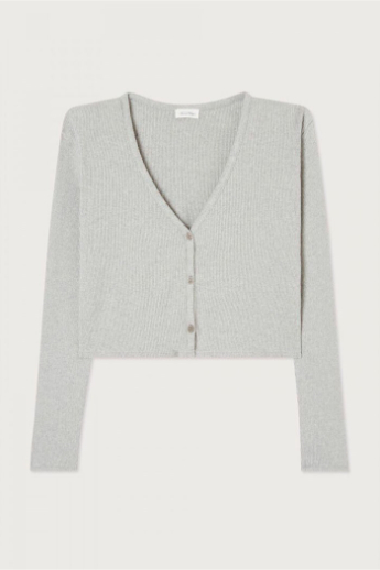 American Vintage, PIWI19A, Cardigan, Heather grey