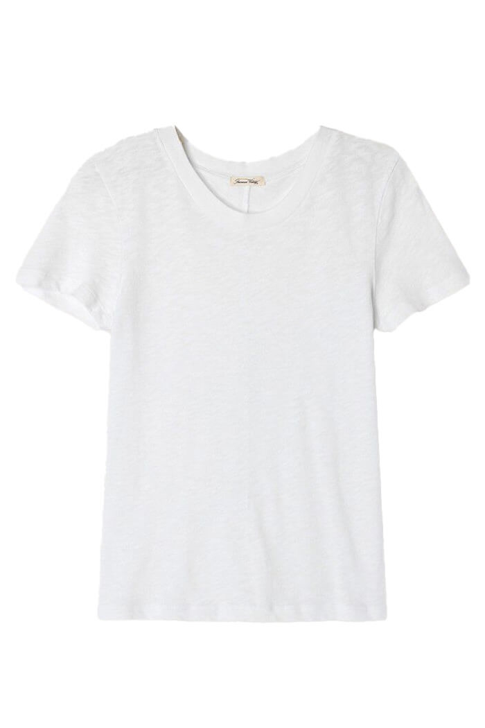 American Vintage, SON28G, T-shirt, Blanc