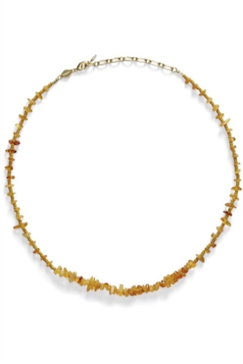 Anni Lu, Reef necklace, Golden amber