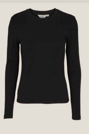 Basic Apparel, Ludmilla, LS tee, Black 