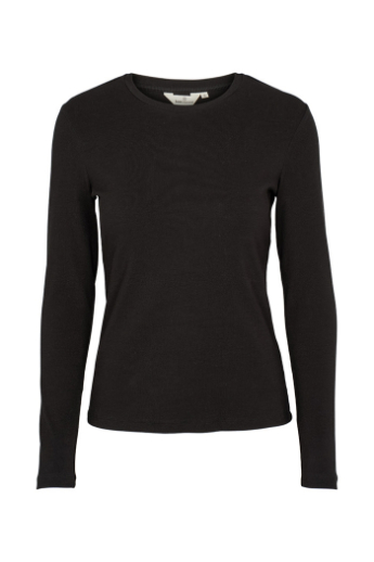 Basic Apparel, Ludmilla, LS tee, Black 