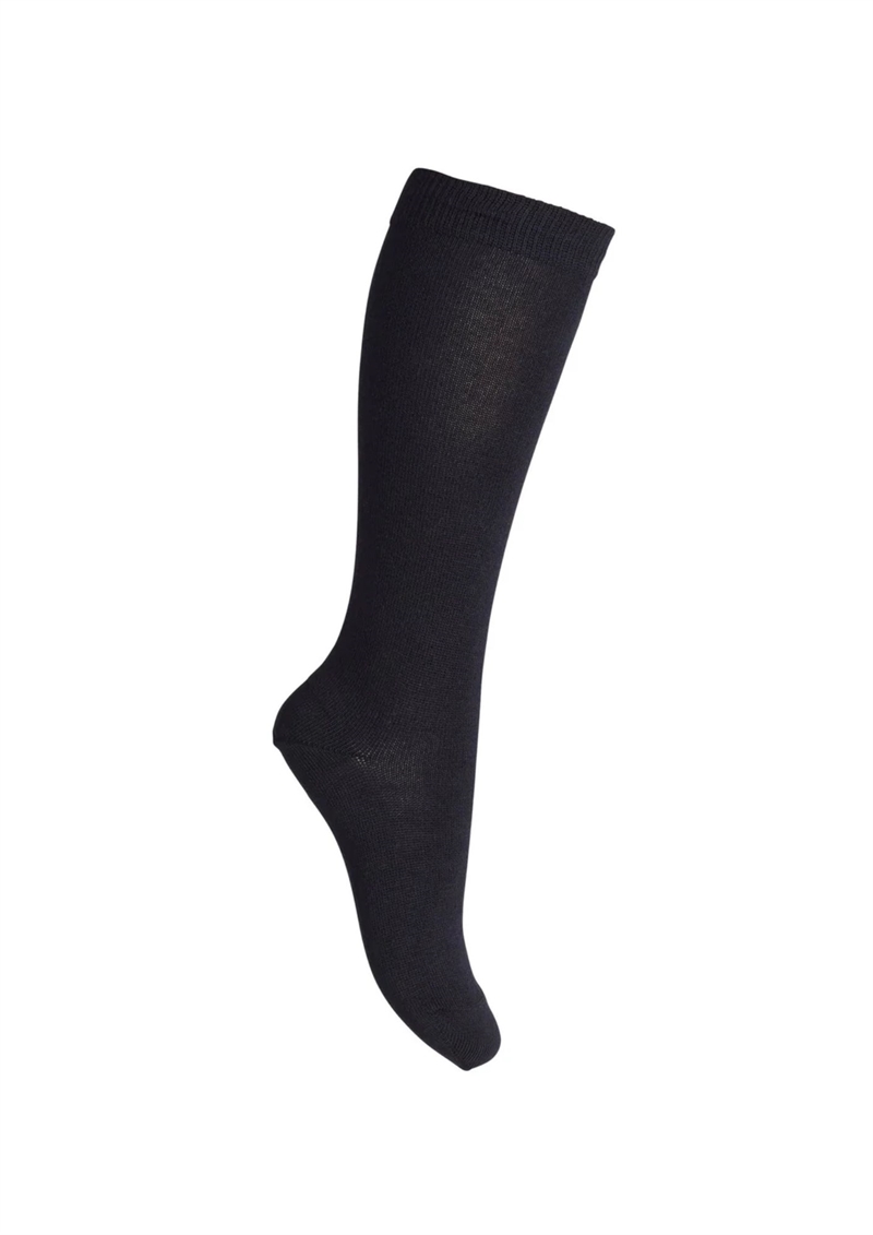 MP Denmark, Wool/cotton knee socks, Black