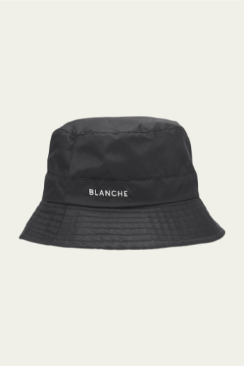 Blanche, Bucket, Nylon hat, Black