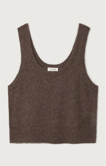 American Vintage, BOD18A, Knitted Top, Hedehog Melange