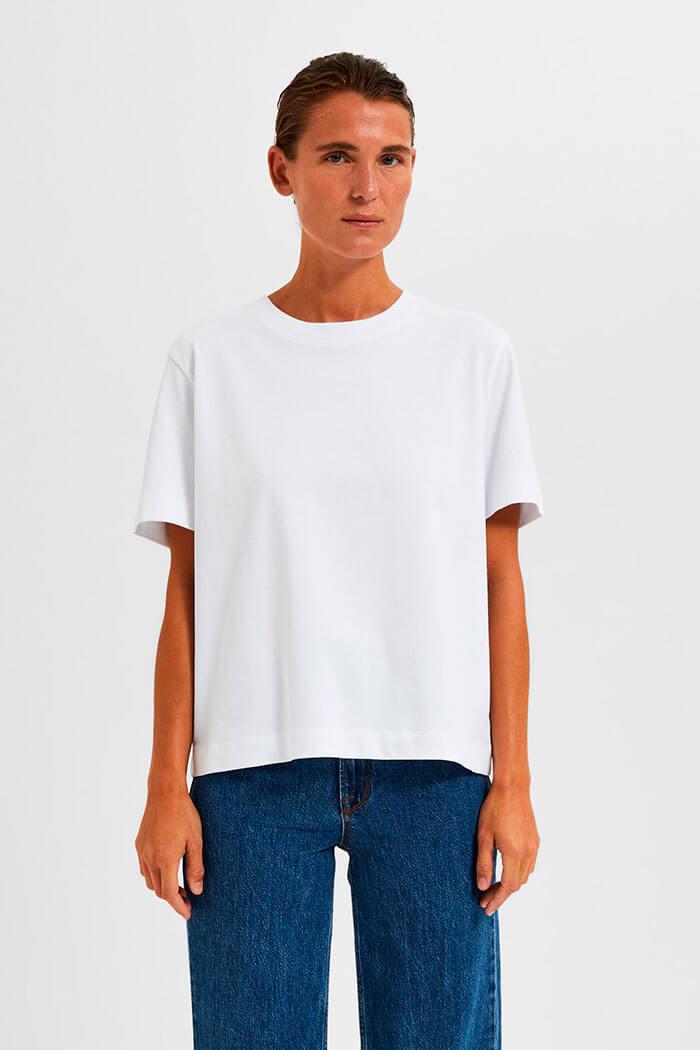 Selected Femme, Essential Boxy Tee, White