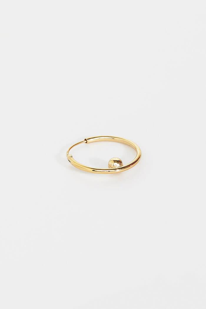 Trine Tuxen, Bullet Hoops I, Goldplated
