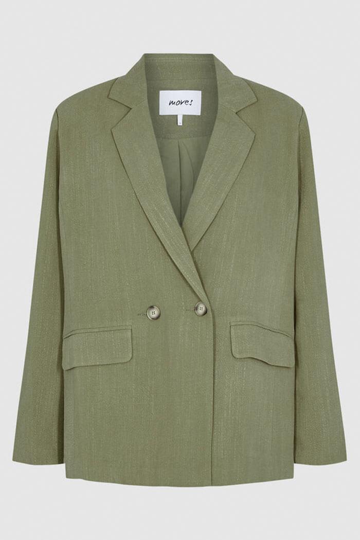 Moves, Linen Blazer, Green 