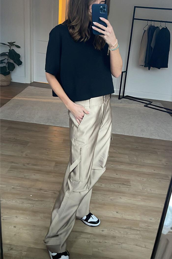 Second Female, Cargo Work Pants, Beige