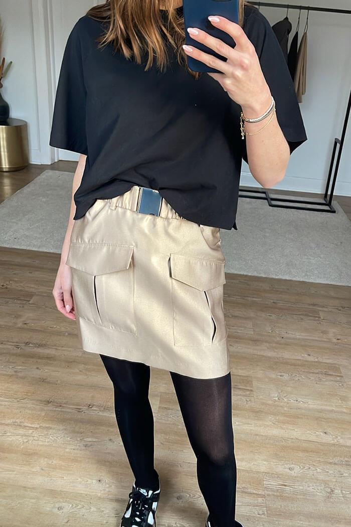 Second Female, Cargo Skirt, Beige 
