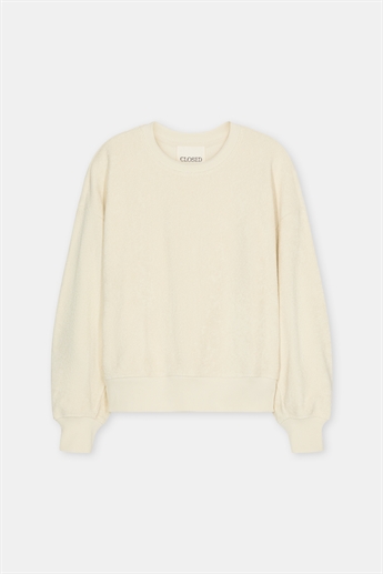 Closed, C95701, Relaxed Sweatshirt, Witherit Beige