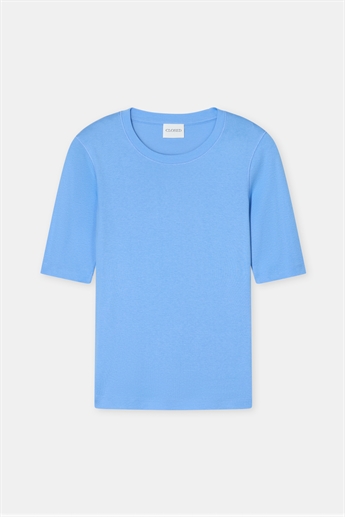 Closed, C95025 Crewneck T-shirt, Sky Blue