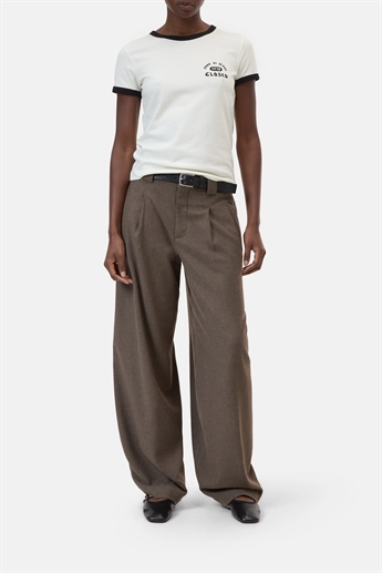 Closed, C95671, Logo tee, Off-White/black