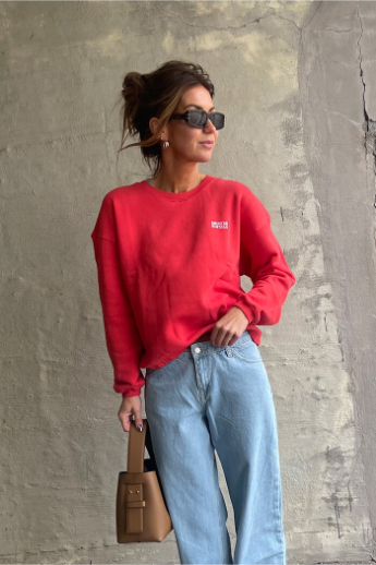American Vintage, IZU03A, Sweatshirt, Vintage Salsa