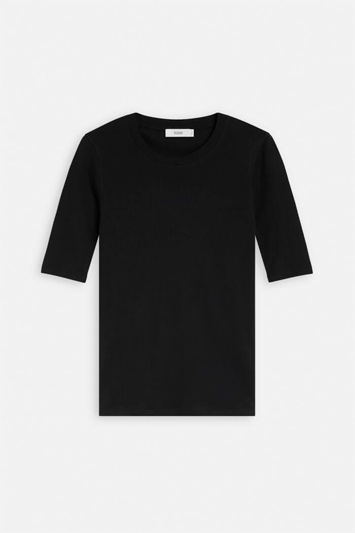 Closed, C95025 Crewneck T-shirt, Black
