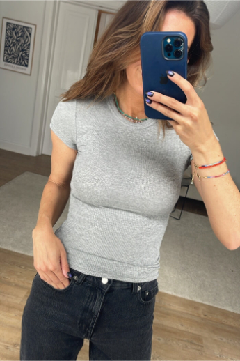 American Vintage, ODY02A, t-shirt, heather grey