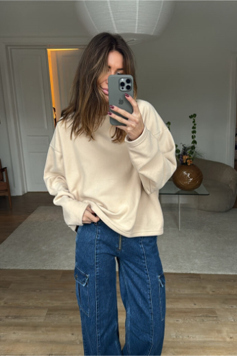 American Vintage, WYM03A sweatshirt, Nude