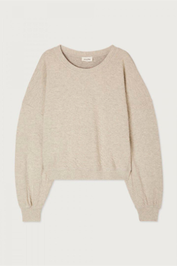 American Vintage,YAT03E Sweatshirt, Heather Grey