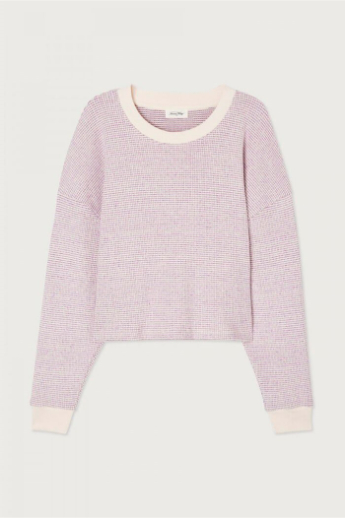 American Vintage, GYK03A, Sweatshirt, ULTRAVIOLET TILES
