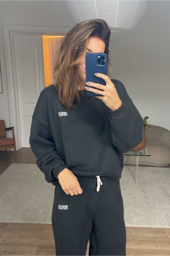 American Vintage, IZU03A, Sweatshirt, VINTAGE LICORICE