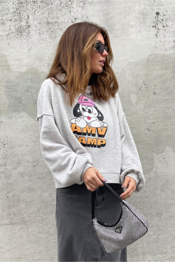 American Vintage, KOD03D Hoodie, Polar Melange
