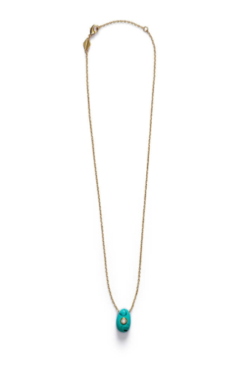 ANNI LU, Petit Pebble Necklace, gold