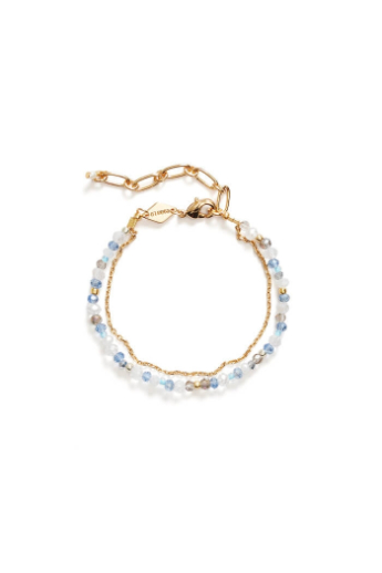 ANNI LU, Silver lining bracelet, gold 