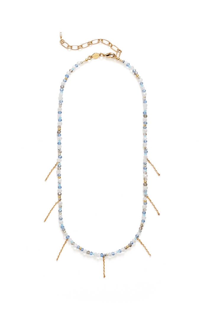 ANNI LU, Silver lining necklace, gold 