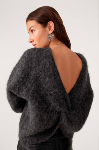 Ba&sh, Fill l/S jumper, Carbone