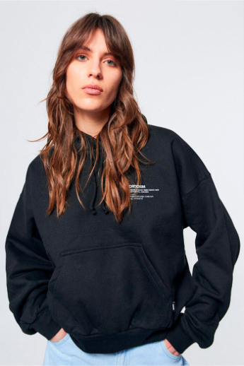 Dr. Denim, Debbie hoodie, black