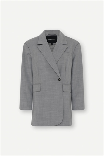 Herskind, Verner Coat, Light grey melange