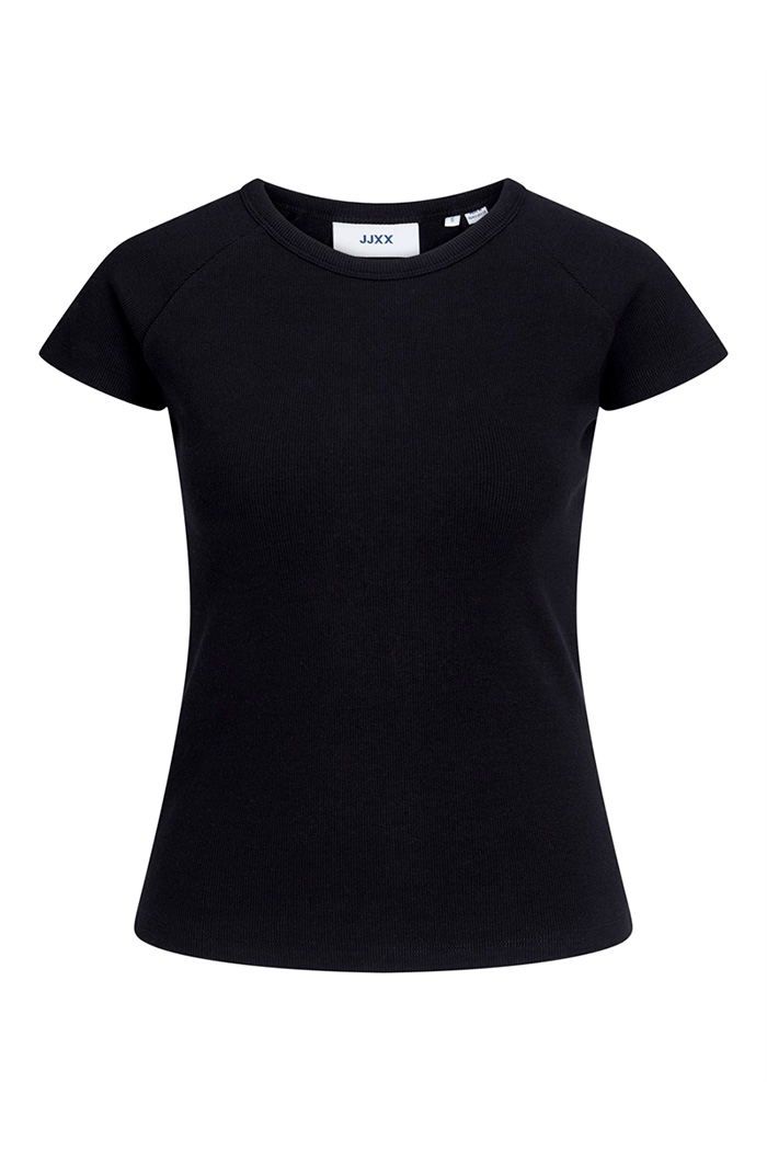  Freja Rib Tee, Black