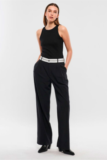 Karik pants, Classic cut, Black