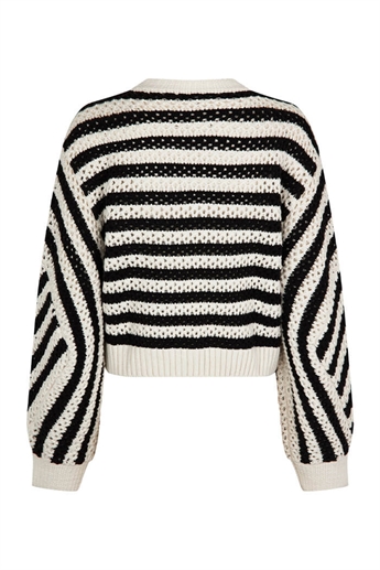 Kylo Stripe knit, Black sugar stripe