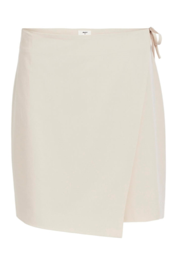 Mini wrap skirt, Sandshell