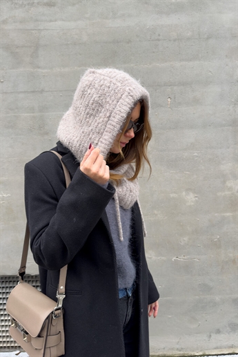 PRE-ORDER!!! Knit Balaclava, Humus - exclusive style