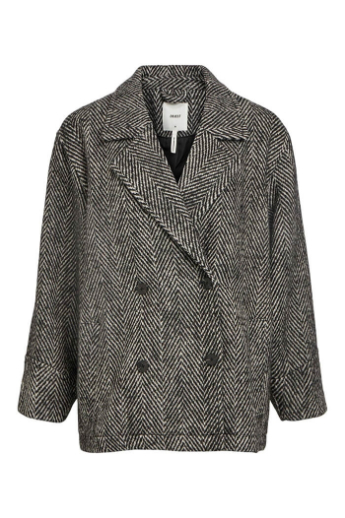 Nila oversized wool jacket, Black