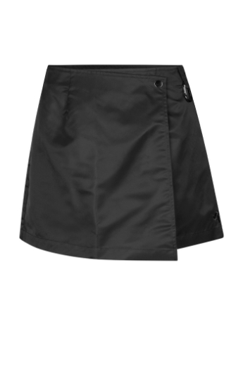 Oval Square, Shine skirt, black