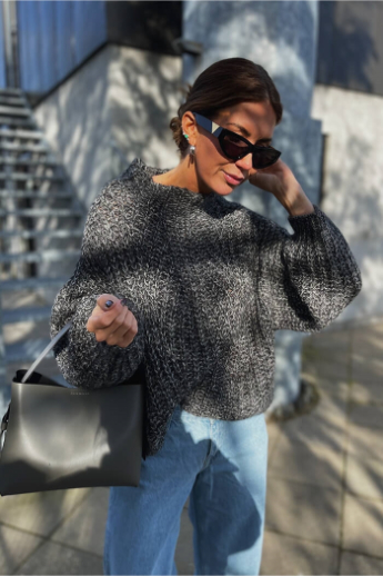 Second Female, Olia knit T-neck, Black