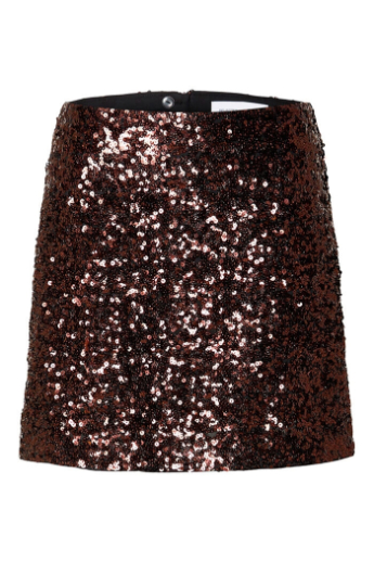 Amalie Short Palliet Skirt, Java 