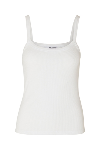 Anna, Strap Tank top, Bright white