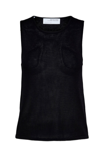 Moon knit top, Black