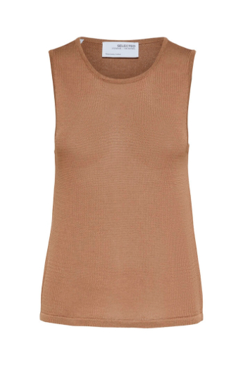 Moon knit top, Tigers Eye